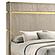 Lucia Upholstered Eastern King Wingback Panel Bed Beige by Coaster