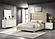 Lucia 4-piece Bedroom Set w/Upholstered Queen Wingback Panel Bed Beige by Coaster