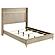 Lucia 4-piece Bedroom Set w/Upholstered Queen Wingback Panel Bed Beige by Coaster