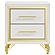 Lucia 2-drawer Nightstand Bedside Table White by Coaster