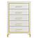 Lucia 5-drawer Bedroom Chest White by Coaster