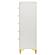 Lucia 5-drawer Bedroom Chest White by Coaster