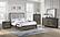 Kieran 5-piece Eastern King Bedroom Set w/Upholstered LED Headboard Grey by Coaster