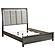 Kieran 5-piece Eastern King Bedroom Set w/Upholstered LED Headboard Grey by Coaster