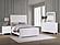 Anastasia 4-piece Boucle Upholstered Queen Bedroom Set Pearl White and Beige by Coaster