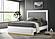 Caraway Queen Bed w/LED Headboard White and Grey by Coaster