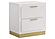Caraway 4-piece Queen Bedroom Set w/LED Headboard White and Grey by Coaster