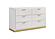 Caraway 5-piece Queen Bedroom Set w/LED Headboard White and Grey by Coaster