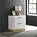 Caraway 2-drawer Nightstand Bedside Table White by Coaster
