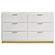 Caraway 6-drawer Bedroom Dresser White by Coaster