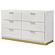 Caraway 6-drawer Bedroom Dresser White by Coaster