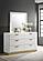 Caraway 6-drawer Bedroom Dresser w/Mirror White by Coaster