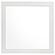 Caraway Dresser Mirror White by Coaster