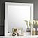 Caraway Dresser Mirror White by Coaster