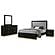 Caraway 4-piece Queen Bedroom Set w/LED Headboard Black and Grey by Coaster