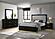 Caraway 4-piece Queen Bedroom Set w/LED Headboard Black and Grey by Coaster