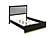 Caraway 4-piece Queen Bedroom Set w/LED Headboard Black and Grey by Coaster