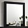 Caraway Dresser Mirror Black by Coaster