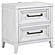Marielle Upholstered Panel Bedroom Set Distressed White by Coaster