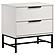 Sonora Upholstered Panel Bedroom Set White by Coaster