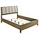 Granada Upholstered Panel Bedroom Set Natural Pine by Coaster