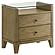 Granada Upholstered Panel Bedroom Set Natural Pine by Coaster