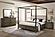 Gran Park 4-piece Canopy Queen Bedroom Set Dark Cocoa by Coaster