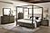 Gran Park 5-piece Canopy Queen Bedroom Set Dark Cocoa by Coaster