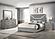 Ives 4-piece Queen Bedroom Set Grey High Gloss by Coaster