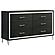Lucia Upholstered Wingback Bedroom Set Grey and Black by Coaster