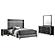 Lucia 4-piece Queen Bedroom Set Grey and Black by Coaster