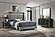 Lucia 4-piece Queen Bedroom Set Grey and Black by Coaster