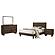 Glenwood 4-piece Queen Bedroom Set Warm Brown by Coaster