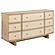 Kailani Wingback Bedroom Set Beige Oak by Coaster