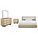 Kailani 4-piece Queen Bedroom Set Beige Oak by Coaster