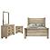 Oakglen 4-piece Queen Bedroom Set Weathered Oak by Coaster