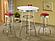 Theodore Upholstered Top Bar Stools Red and Chrome (Set of 2) by Coaster