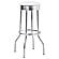 Theodore Upholstered Top Bar Stools White and Chrome (Set of 2) by Coaster