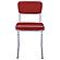 Retro Open Back Side Chairs Red and Chrome (Set of 2) by Coaster