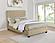 Chloe Tufted Upholstered California King Bed Oatmeal by Coaster