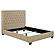 Chloe Tufted Upholstered California King Bed Oatmeal by Coaster