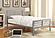 Cooper Full Metal Bed Silver by Coaster