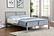 Cooper Queen Metal Bed Silver by Coaster