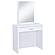 Harvey 2-piece Vanity Set w/Lift-Top Stool White by Coaster