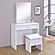 Harvey 2-piece Vanity Set w/Lift-Top Stool White by Coaster
