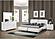Jeremaine 4-piece Queen Bedroom Set Glossy White by Coaster