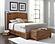 Laughton Hand-Woven Banana Leaf Eastern King Bed Amber by Coaster