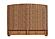 Laughton Hand-Woven Banana Leaf Eastern King Headboard Amber by Coaster