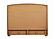 Laughton Hand-Woven Banana Leaf Eastern King Headboard Amber by Coaster