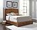 Laughton Hand-Woven Banana Leaf California King Bed Amber by Coaster